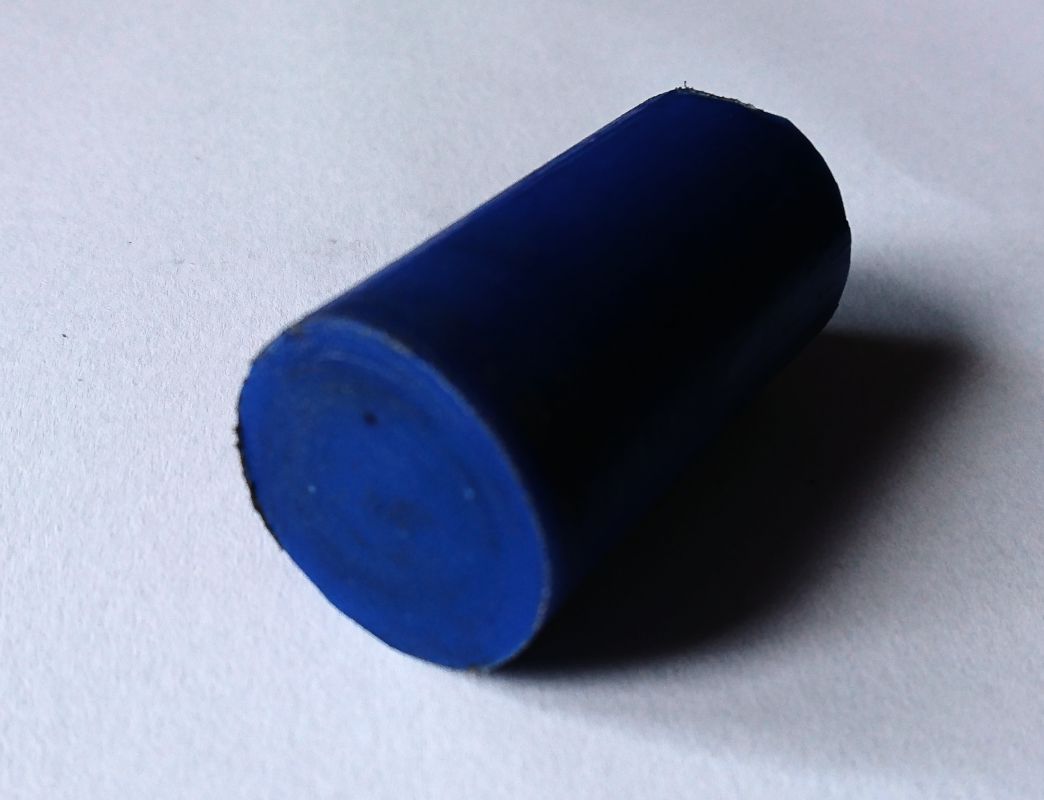 PA6 PA6G APA silon POM PTFE silonové tyče desky alkalický polyamid silon PA6 G Tyče průměr 100 mm - PA6G modrý plmont